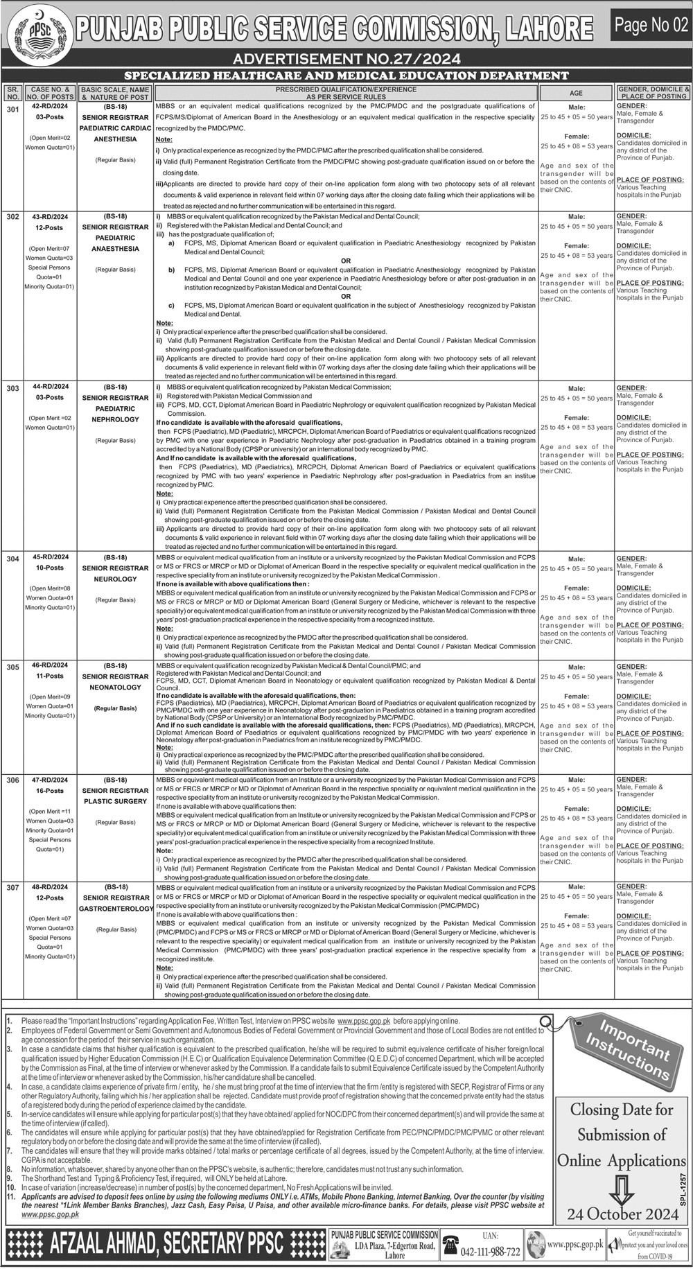 ppsc jobs