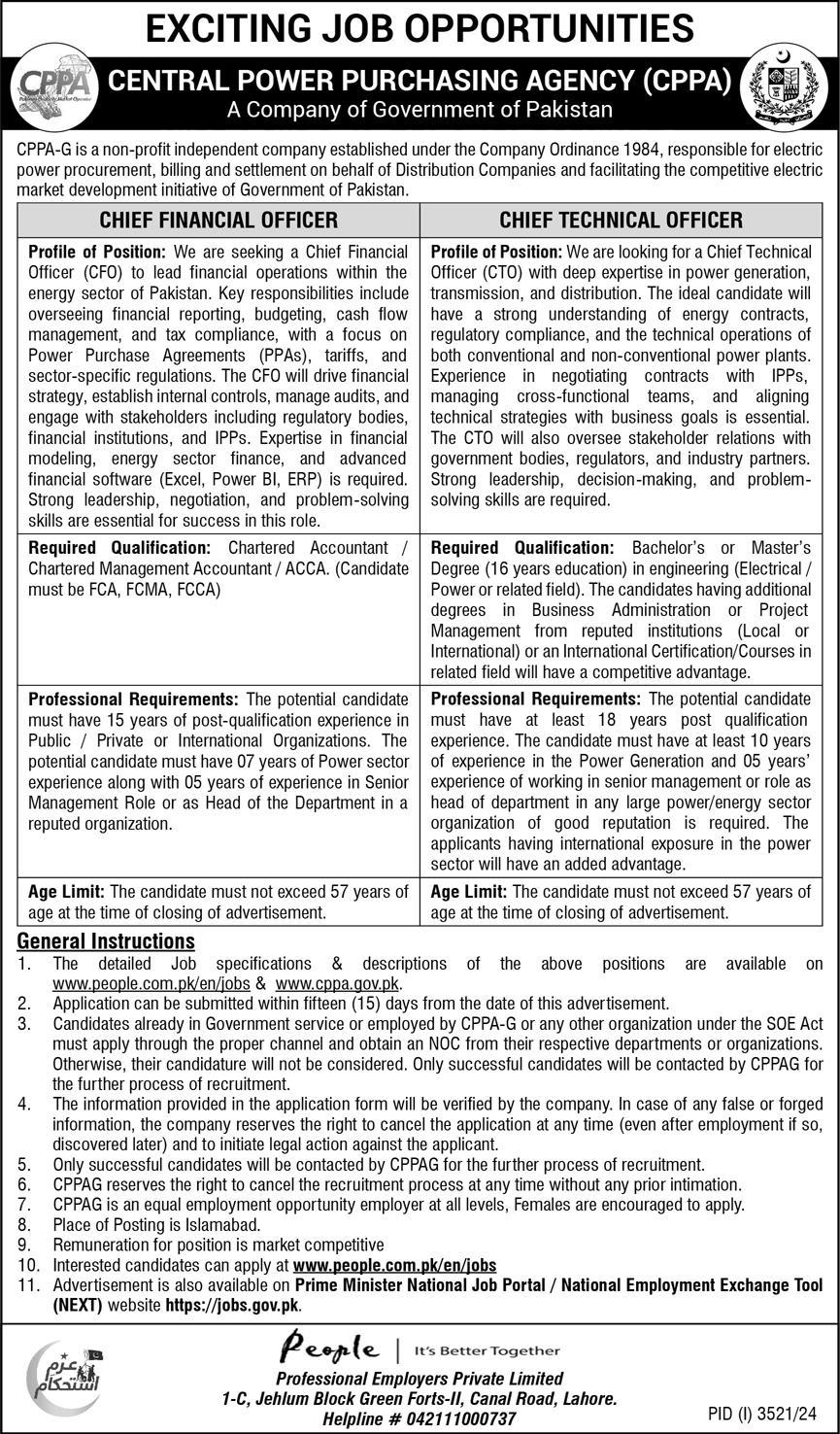 central power purchasing agency cppa jobs