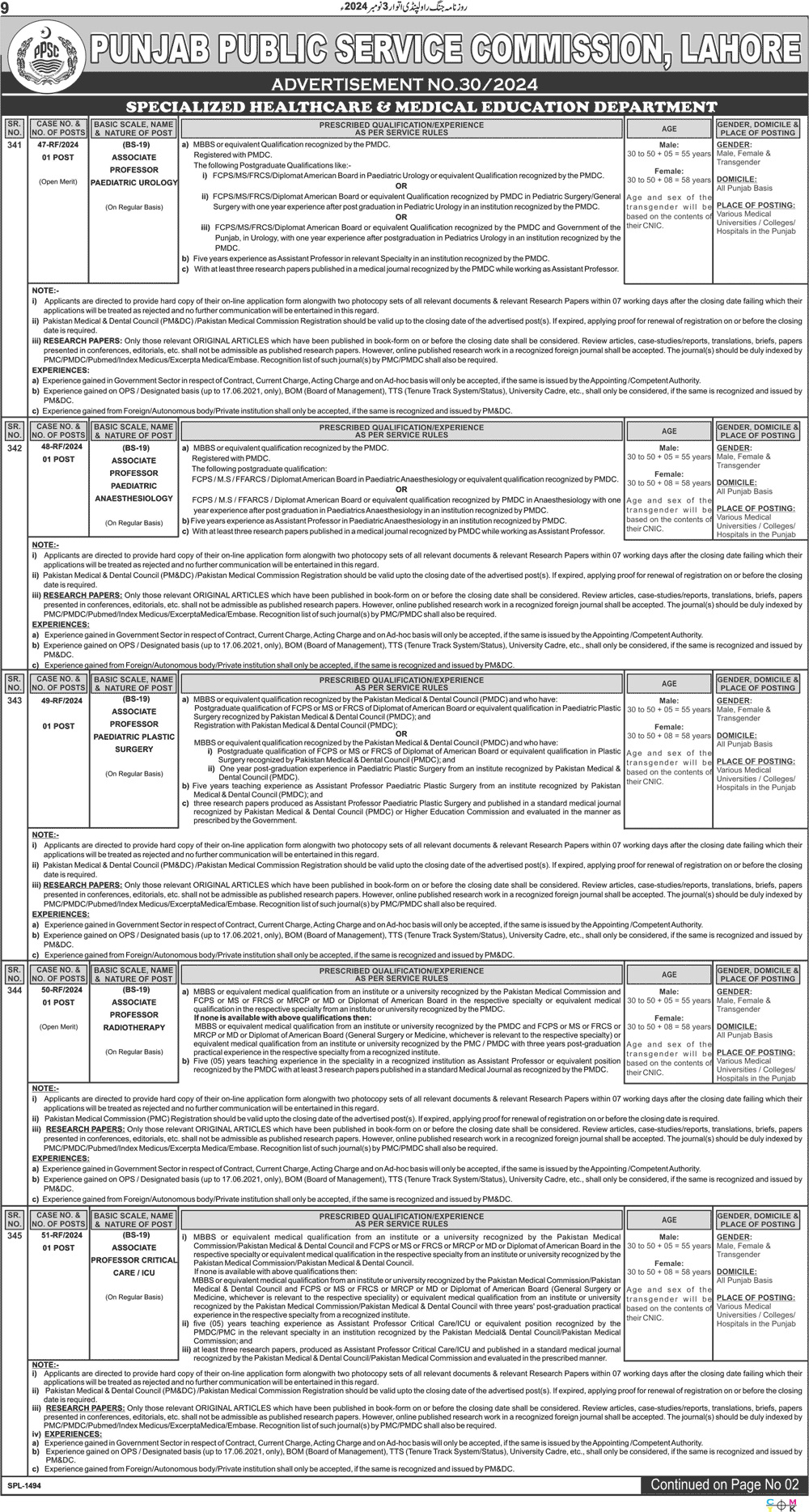 ppsc jobs